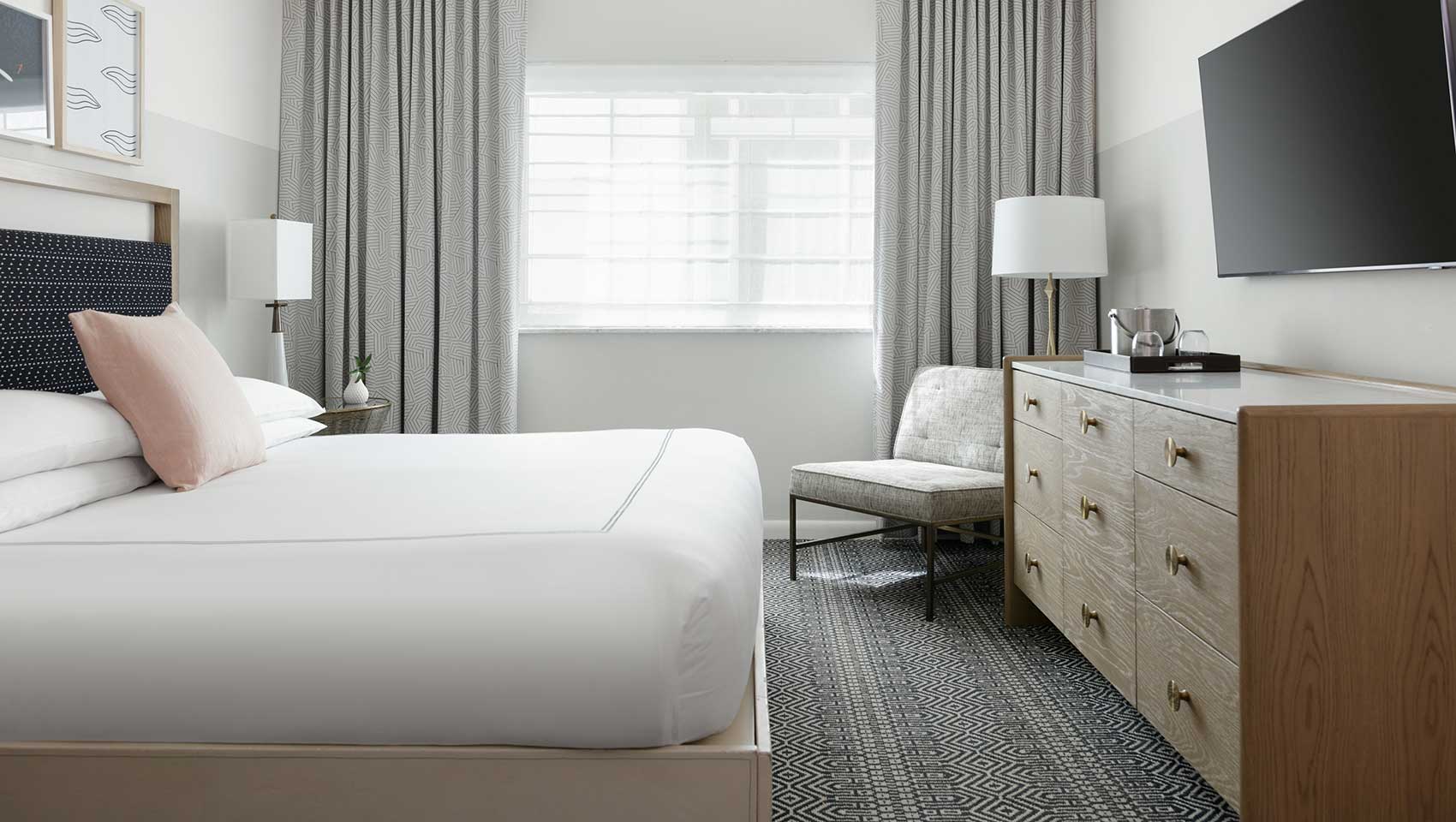 Guest Room at Kimpton Surfcomber Hotel