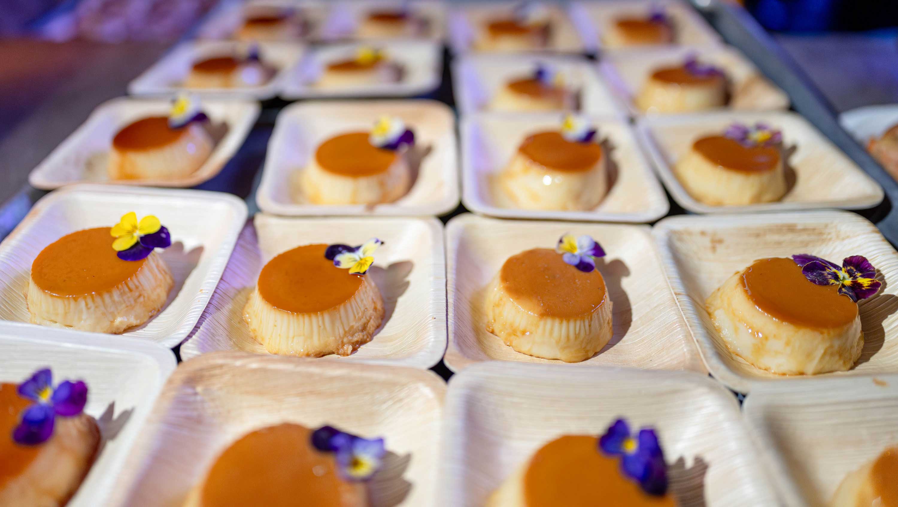 Flans at South Beach Wine and Food Festival Party