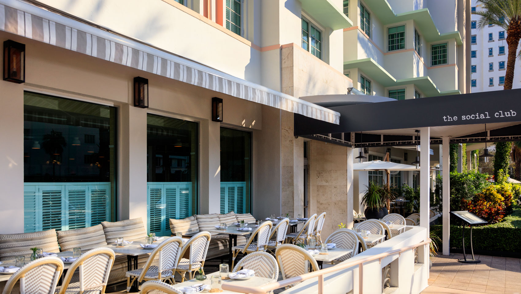 The Social Club outdoor seating