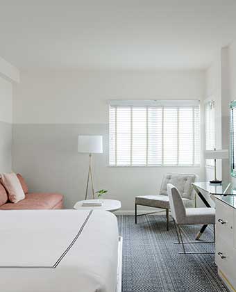 Guest Room at Kimpton Surfcomber Hotel